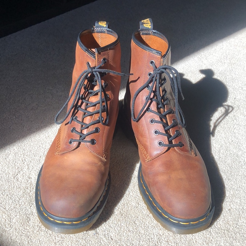 Dr. Martens 1460 Mens Size 12 Boots (Brown)